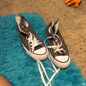 Grey High Top Converse